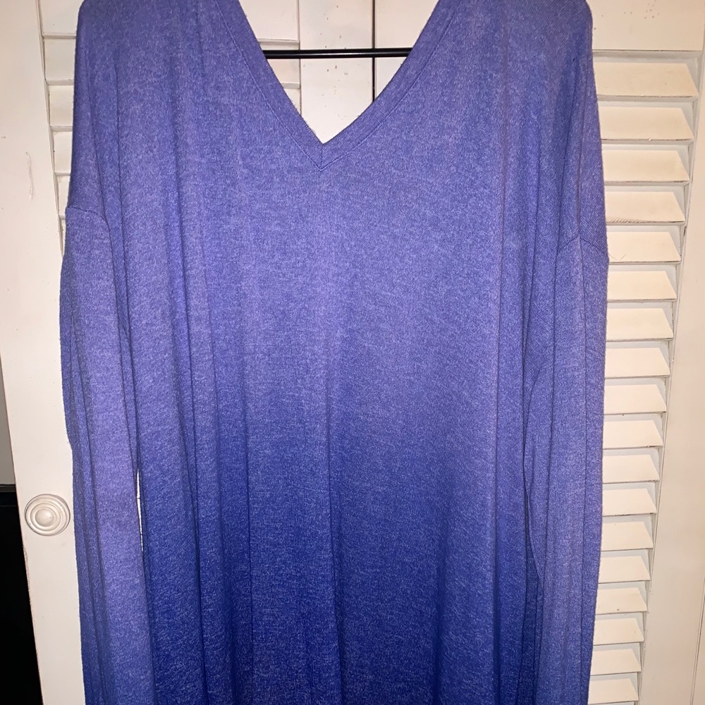 Lame Bryant Ombré Top